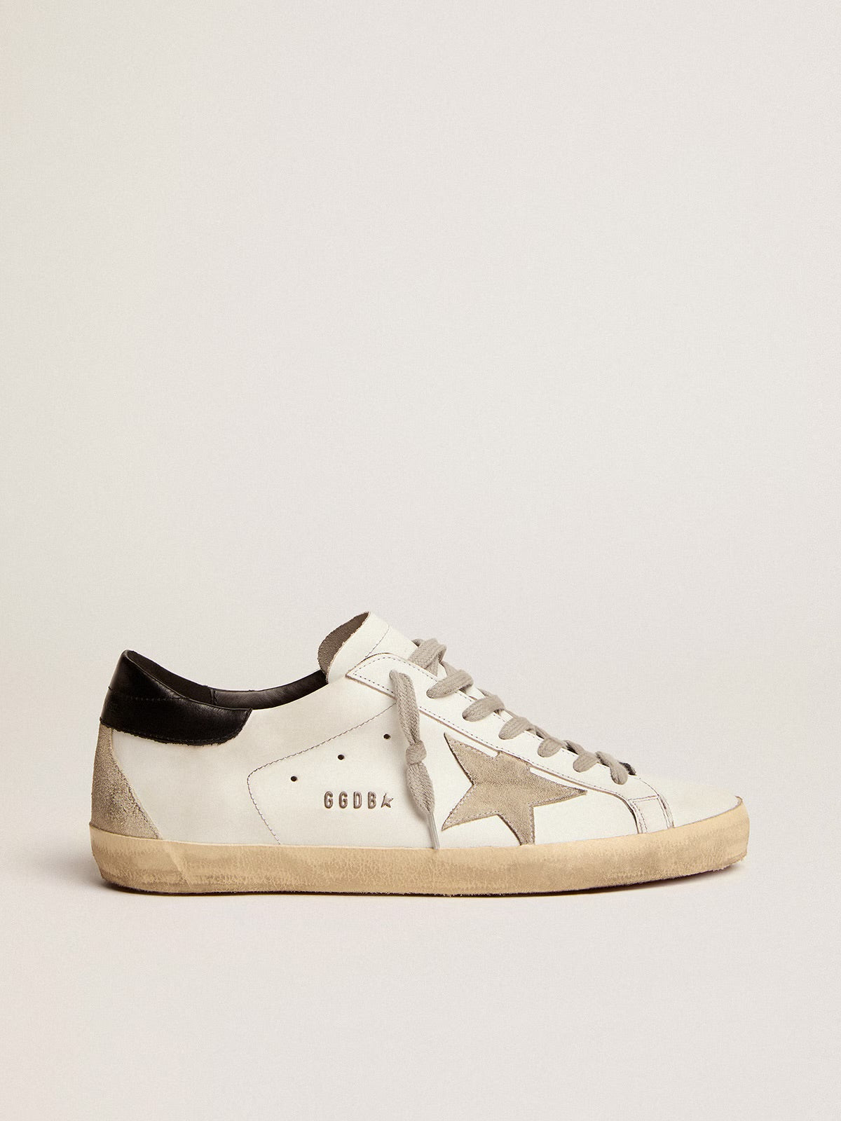 Golden Goose Superstar Black Heel Tab Metal Stud Lettering