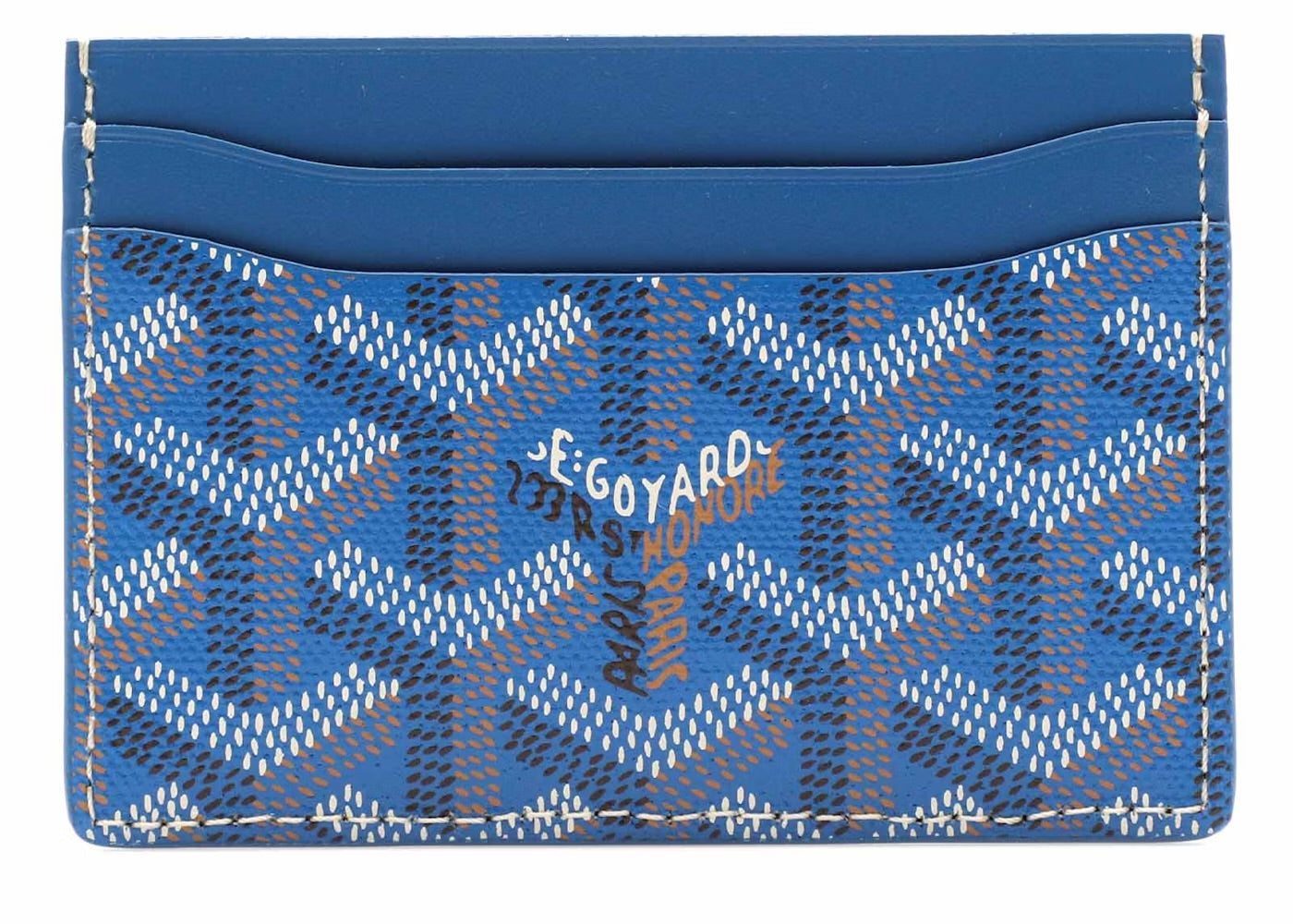 Goyard Card Holder Saint Sulpice Sky Blue