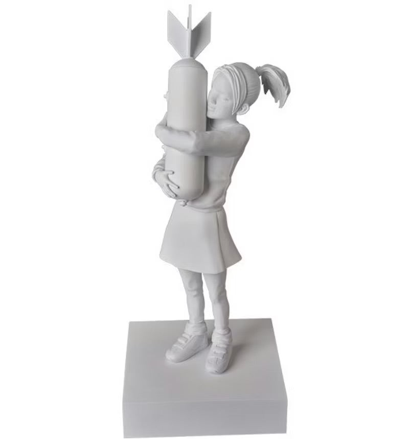 Banksy Bomb Hugger Figure
Grey