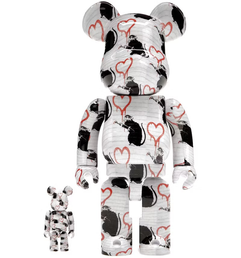Bearbrick Love Rat 100% & 400% Set