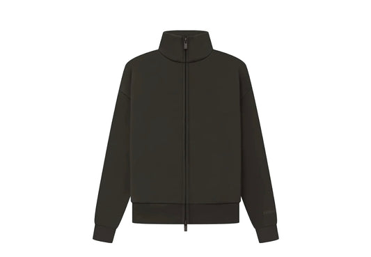 FEAR OF GOD ESSENTIALS FULL ZIP UP OFF BLACK