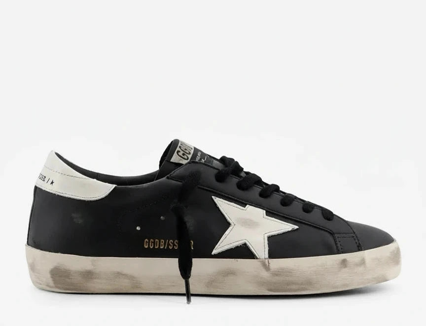 Golden Goose Superstar Black With White Star/Tab