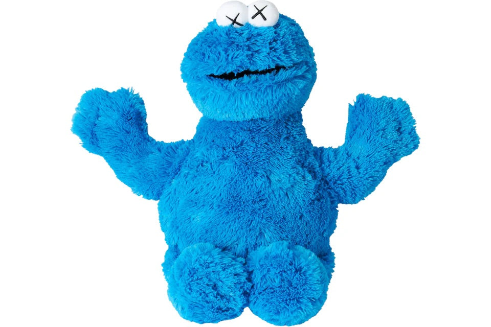 KAWS Sesame Street Uniqlo Cookie Monster Plush Toy