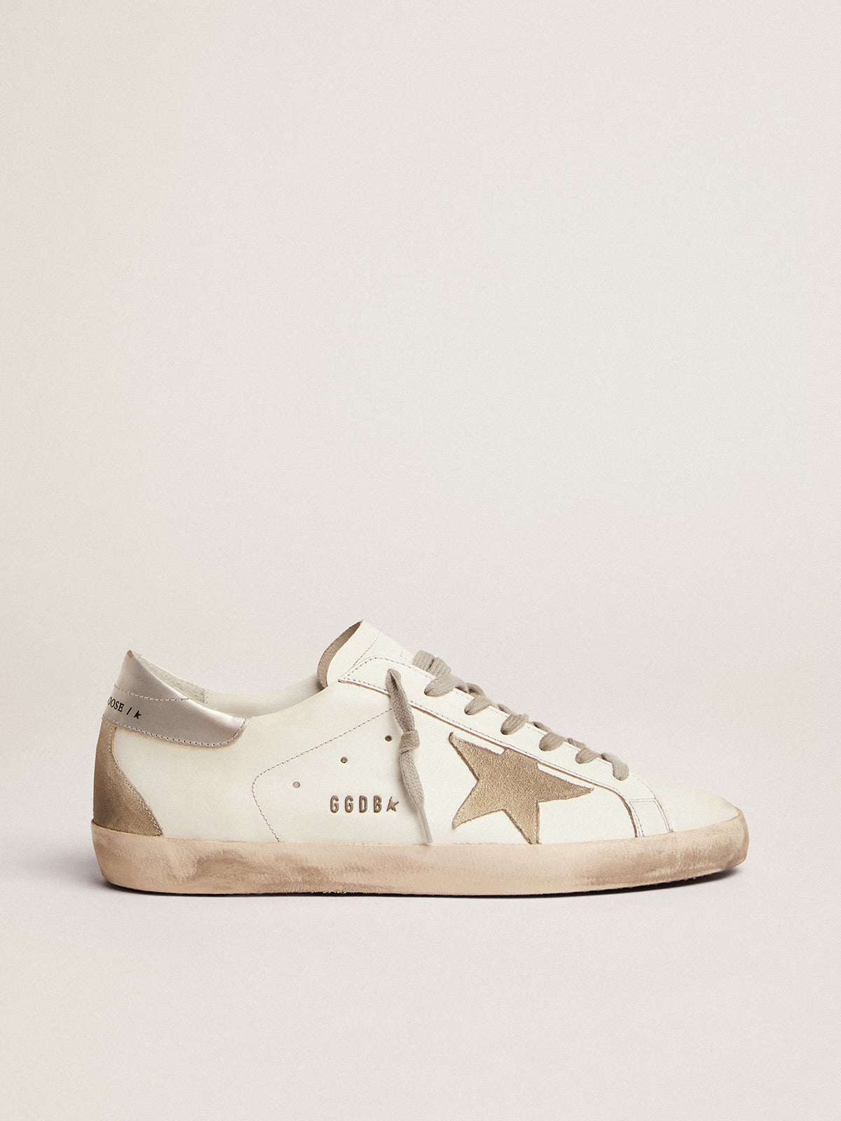 Golden Goose Superstar Silver Tab