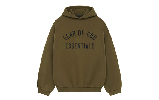 Fear of God Essentials Fleece Hoodie Olive