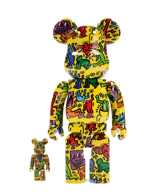 Bearbrick Keith Haring #5 100% & 400% Set