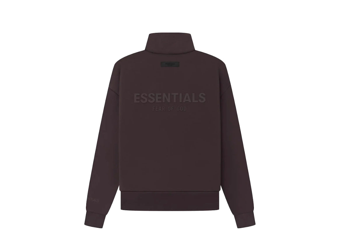 FEAR OF GOD ESSENTIALS FULL ZIP UP PLUM