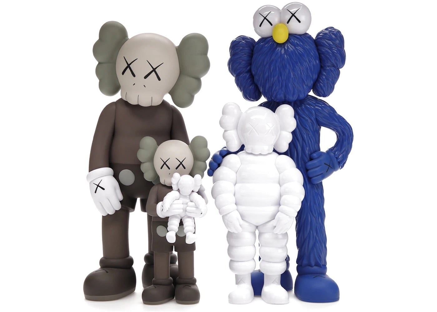 KAWS FIGURE FAMILY BROWN