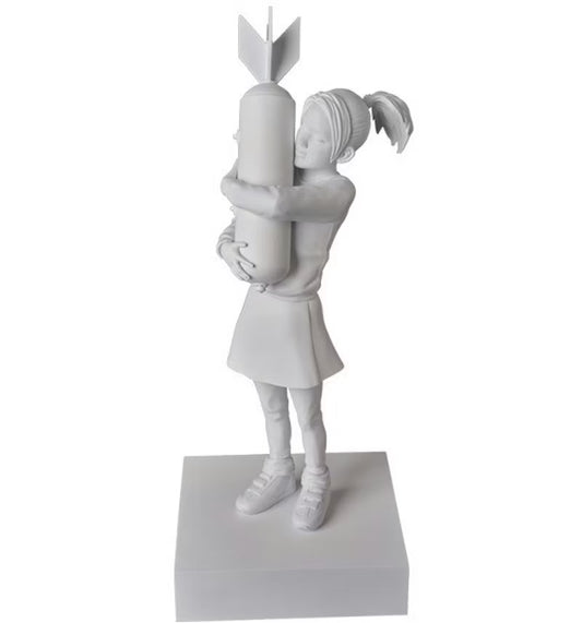 Banksy Bomb Hugger Figure
Grey