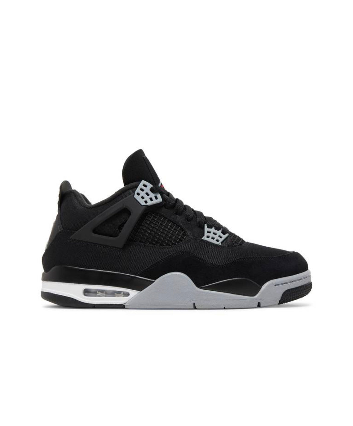 JORDAN 4 BLACK CANVAS