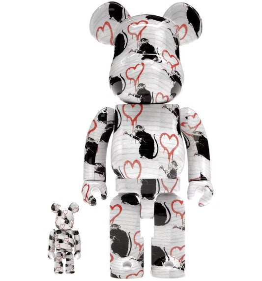 Bearbrick Love Rat 100% & 400% Set