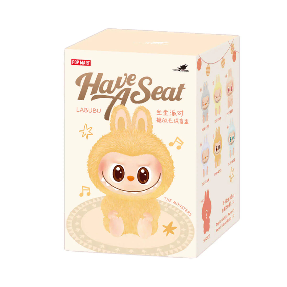 POP MART Labubu The Monsters Have A Seat Series Plush Pendant Blind Box